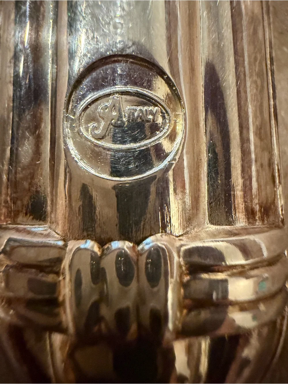 Polished Silver Serving Spoon - Classic Silver Tone